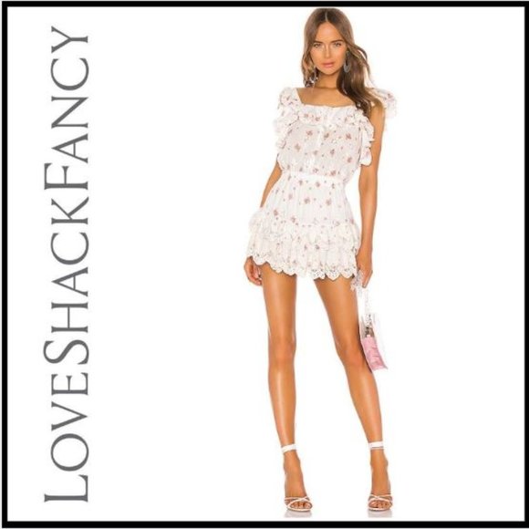 LoveShackFancy Dresses & Skirts - NWT LoveShackFancy Marina Dress in French Cream M